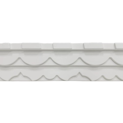 PU Foam Ceiling Frames Size 246x4.5x12 cm White Color | Zakharef Company