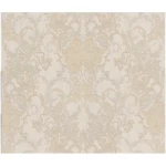 ورق جدران ايطالي لون بيج  تصميم كلاسيك، مقاس 10 م×0.70 م، موديل 15022