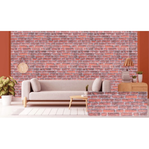 Brick Alternative for Kitchens Size 50×120 cm, Red Color | Luxury line