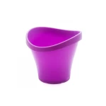 وعاء زينة بلاستيك، مقاس 45×42 سم، شكل دائري ، بنفسجي