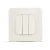 10A Light Switch 3 Gang 2 Way, White Color, 7x7cm, 250V | Spectra