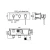 Three Way Concealed Shower Mixer 11×34.9×8.5 cm Metallic Black | Hatch Company - Image 2