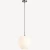Ceiling Pendant Light, White Color, Length 29 cm, Width 29 cm, Height 157 cm