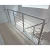 Stainless Steel Side Handrail, Rectangular Handle Size 2 inch, Height 110 cm