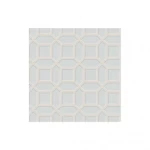 Wall decoration geometric design, size 10 m x 0.53 m, light blue color, model TR21202