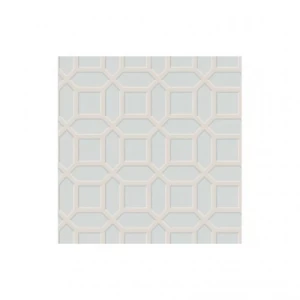 Wall Decoration Geometric Design 10m x 0.53m Light Blue | Balbaid Decor Company