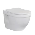 Wall Mounted WC Size 18 cm, Round White Color