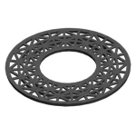 غطاء احواض اشجار حديد زهر دائري الشكل  مقاس 900 ملي لون رمادي | مصنع سعودي كاست 