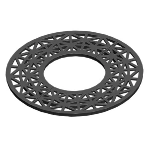 Round Shape Cast Iron Tree Grating Cover Size 900 mm Gray Color | Saudi Cast Company