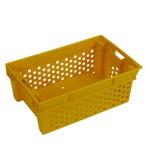 HDPE Plastic Box for Dates 57x37x22 cm, Dark Beige | AL-FURIDI FACTORY FOR PLASTIC INDUSTRIES