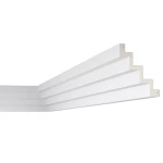 Gradient Ceiling Foam, White Color, Size 200×15×15 cm