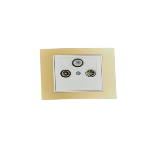 Antenna Socket B3 7 × 7 cm Gold Color | N2439W