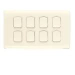 مفتاح كهرباء ثمانى 10 امبير  ألف الفنار مقاس 14×7 سم اللون بيج 