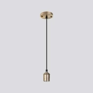 Decorative Chandelier 40x60 mm Copper Color, Cable 150 cm, Single Bulb | 