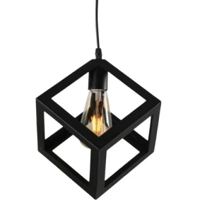 Classic Ceiling Pendant 28x16 cm, Black Color | 40170