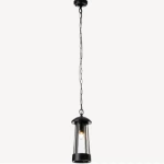 ليبيرا إضاءة معلقة خارجية أسود، مقاس 16 ×16 ×33.5 سم