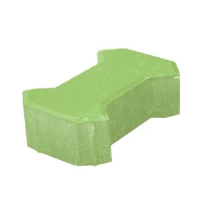 I Shape Interlock Paver Tiles Height 6 cm Size 137×198 mm Light Green | Artic
