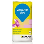  لاصق بلاط أسمنتي Webertile Glue  براند ويبر   25 كجم ابيض 