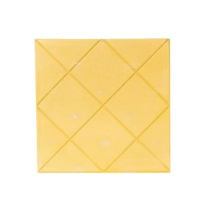 Decorative Concrete Tile 40x40 cm, Thickness 4 cm, Yellow | Al Sarif Building Materials