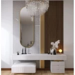 Marble substitute for walls, Size 3 meters × 122 cm gray 