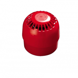 Alarm Device Without Flasher, Red Color, Diameter 115mm, Height 38mm | Tops fireman