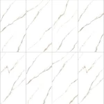 بلاط بورسلان للأرضيات رخامي، مقاس 60×120 سم، أبيض وذهبي، مناسب للممرات والمداخل