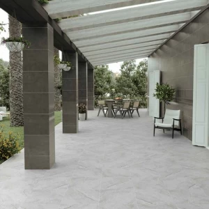 Ceramic Floor Tiles 50x50x1.4 cm, Light Gray Matte | Saudi Ceramics