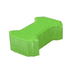 بلاط انترلوك حرف I سماكة 6 سم مقاس 137×198 مم لون أخضر | ارتك