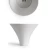 Ceramic Over Counter WashBasin Round shape, 40 cm Matte White color