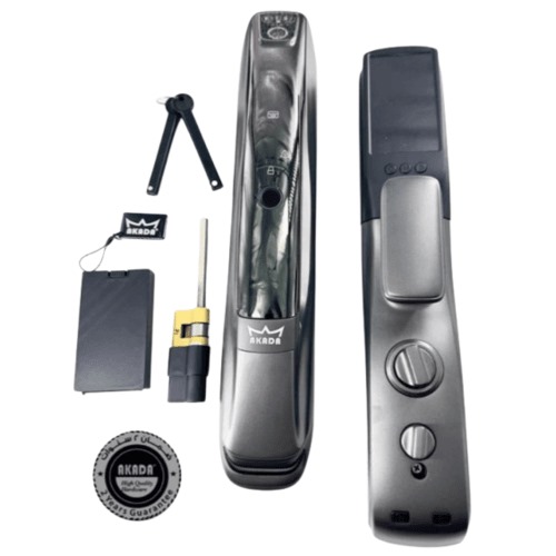 Electronic Door Handle Silver Color | Luxury line