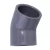 UPVC Plastic Elbow 45° Al-Munif Size 250 mm Color Gray