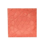 Cement Floor Tiles with Interlocking Stone Design, Size 40X40 cm, Height 5 cm, Light red color | Al-Sarif Company