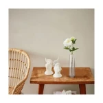 ورد صناعى بيونى، لون كريمى، مقاس 80 سم 