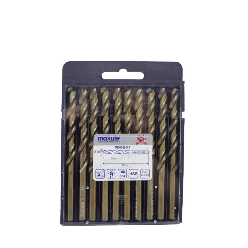 Iron Bits Set 8 mm, 10 Pieces, Iron Material | Makute by Makute