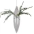 Hanging Plant Holder with Light, Modern Design