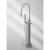 Automatic floor  shower mixer, Titanium Color