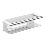 رف شاور طول 30 سم عرض 10 سم، ارتفاع 8 سم، كروم