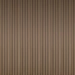 Chinese External Wood Substitute for Walls, Dimensions 290x22 cm, Dark Brown 
