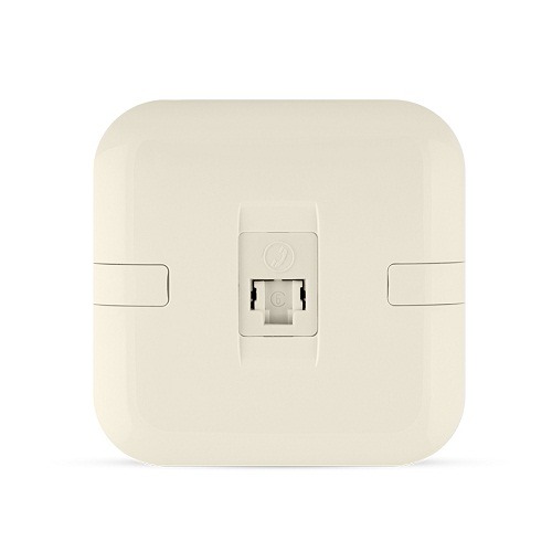 Telephone Socket RJ11 Connector 6P6C 1 Gang Beige 7x7cm | Spectra