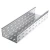Straight Perforated Cable Tray, GI, Round Flange, 75mm Height, 450mm Width | BAHRA