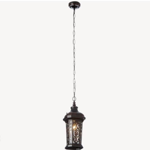 Outdoor Hydra Pendant Light 17.5 x 17.5 x 36.8 cm Black | Abyat Company