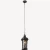 هيدرا إضاءة معلقة خارجية أسود، مقاس 17.5 ×17.5 ×36.8 سم