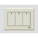 مفتاح ثلاثي، ماركة آرت دي إن أيه، مقاس 7×7 سم، 16 أمبير، لون بيج