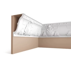PU Foam Ceiling Frames 200x10x13 cm, White Color | Zakharef Company