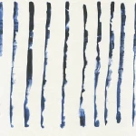  Wall decoration modern design, size 10 m x 0.53 m, off white color, model 73224