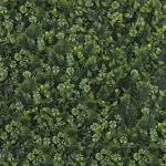 2D Artificial Wall Grass, Length 50 cm, Width 50 cm, Green Color