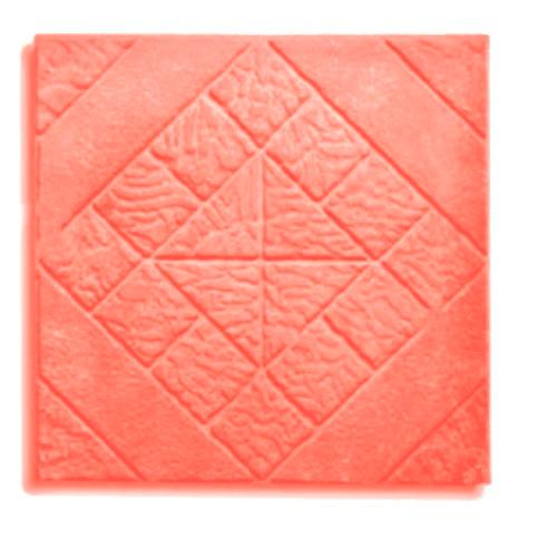 Cement Tiles Stone Design 40x40x4 cm Light Red | Al Wasad Industrial Company