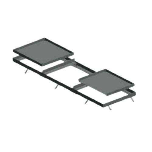 Mild Steel Recessed Type Trench Cover Size 900 mm, Gray Color | Saudi Cast Company