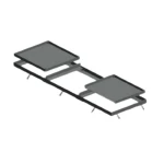 Mild steel Recessed Type Trench Cover Size 900 mm,   Gray    Color | Saudi Cast Factory