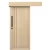 ابواب سحاب البلاستيكية (WPC)، مقاس 600×600 سم، خشب فاتح، موديل BM02